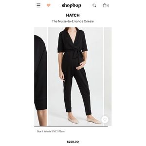 Hatch nurse to errand jumpsuit onesie